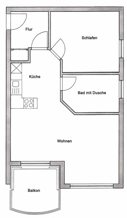 Ferienwohnung Ursula In Der Villa Zum Kronprinzen Direkt Gegenueber Der Saarow Therme Bad Saarow-Pieskow Exterior foto